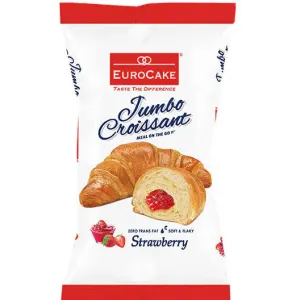 EUROCAKE JUMBO CROISSANT STRAWBERRY