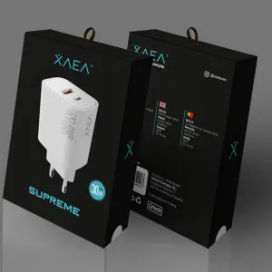 XAEA SUPREME ADAPTER 30W BLANCO USB +C X-004