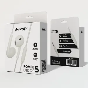 XAEA  MIXOR  AURICULARES  ROMPE OIDOS 5 M-039