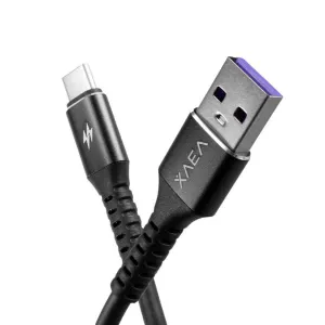 XAEA CABLE USB X-094 TIPO-C 3A 2.4A NEGRO 1M