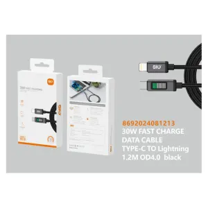 SIO SC12 CABLE C-L 30W FAST CHARGING