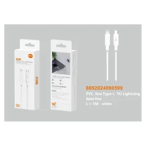 SIO SC01 CABLE TIPO C- LIGHTNING BLANCO
