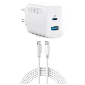 ANKER CARGADOR 20W  CON CABLE TIPO C-C