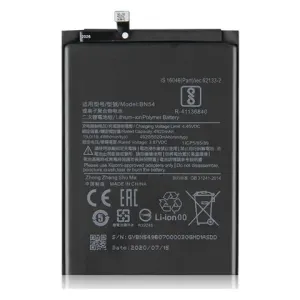 BATERIA XIAOMI REDMI NOTE 9T/REDMI NOTE 9 5G (BM54)