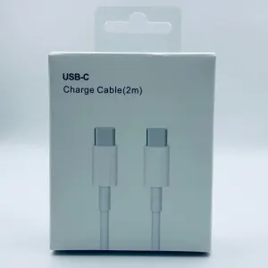 CHARGING CABLE USB TIPO-C 2M BLANCO