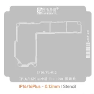 STENCIL INTERPOSER IPHONE 16 SERIE - A18 AMAOE