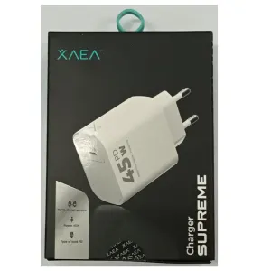 XAEA SUPREME ADAPTER 45W BLANCO TIPCO C - LIGHTNING