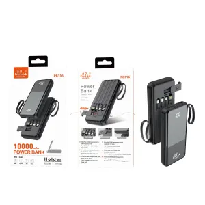 ELLITECH  PB316 POWER BAND 10.000MAH CON CABLE USB+TIPO C+I0S+M1