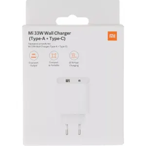 XIAOMI MI 33W WALL CHARGER TIP A + C