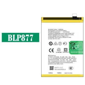 BATERIA OPPO REALME, 8i/ RMX3151/ V20/ V30/ C35/ RMX3511/ C30C31/ C33/ 5000MAh, (BLP877)