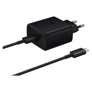 SAMSUNG CARGADOR 45W TIPO C - C NEGRO