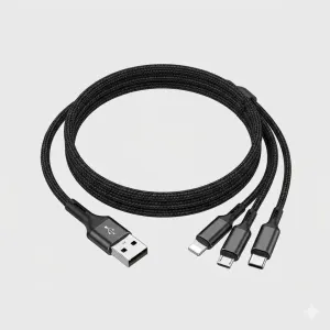 BOROFONE  BX72 CABLE CARGA 3IN1 (USB-T/M/L)