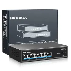 SWITCH POE GIGABIT EXTERIOR DE 8 PUERTOS - GC-Q08CB