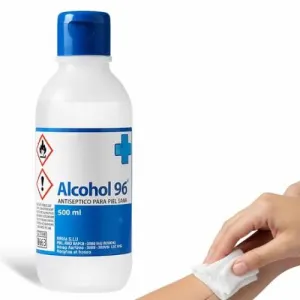 BOTELLA ALCOHOL  SANITARIO 96º 500 ML