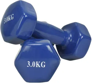 Vinyl  Dumbbells - 3 KG