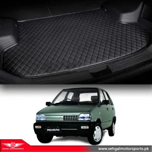 Suzuki Mehran 7D Eco Trunk Mat Black With Black