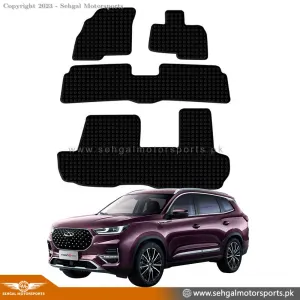 Chery Tiggo 8Pro Rubber Mat Black (Imported)Model 2022-2023