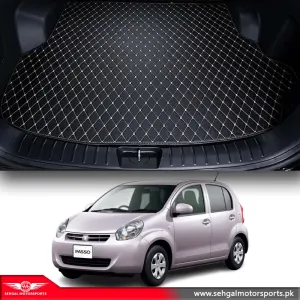 Toyota Passo 7D Eco Trunk Mat Black With Beige Model 2010-2016