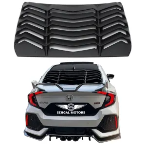 Honda Civic Louver Back Screen Rack Evo Style - Model 2016-2021