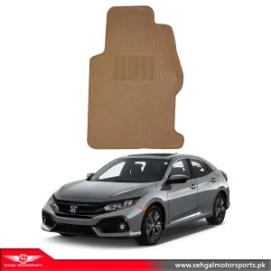 Honda Civic Latex Mat Beige Model 2016-2021