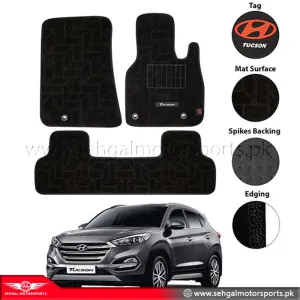 Hyundai Tucson Carpet floor Mat Special Black/Gray Model 2021-2022