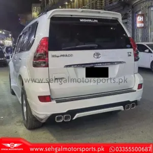Toyota Prado Fj120 Back Body Kit FJ150 Style White Model 2002-2008