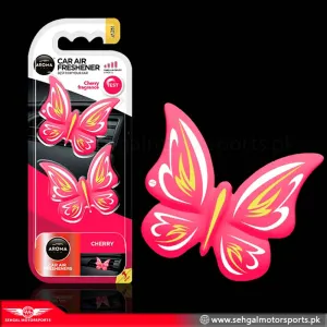 Aroma Butterfly Car Air Freshener Card Cherry