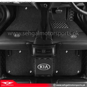 Kia Sorento 10D Floor Mats Black Model 2021-2022