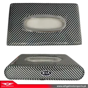 Kia Carbon Fiber Slim Tissue Box 5CM