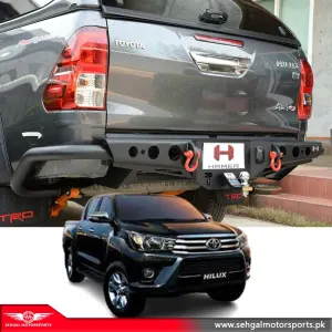Toyota Hilux Revo Back Bumper Hamer V1 Double pipe Model 2017-2021 Pk