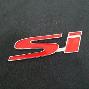 Si Monogram Red Emblem | Decel | Monogram | Logo