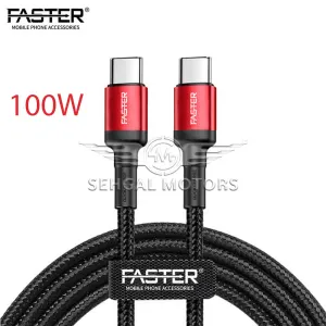 Faster Data Cable FC 100W Type C To C