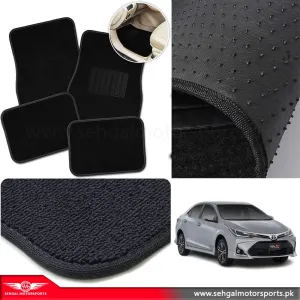 Toyota Corolla Carpet Floor Mat Black Model 2017-2021