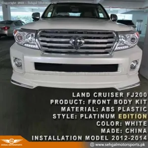 Toyota Land Cruiser FJ200 Front Body Kit Platinum Edition (White) 2012-2014 CHINA