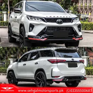 Totota Fortuner Body Kit Legender Red Line Model 2017-2022