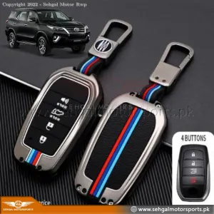Fortuner Key Cover Zinc 4 Button Model 2020-2024