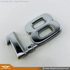 Corolla Trunk Monogram "1.8" Chrome Genuine
