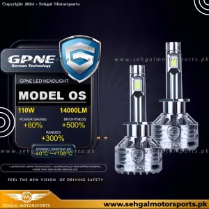 GPNE LED Headlight Bulb Socket 9005, Model O3 (Red)