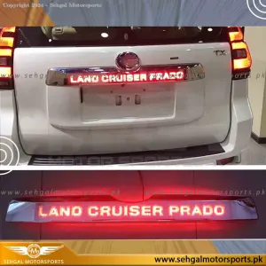 Toyota Prado FJ160 Trunk Garnish With LED Model 2018-2024