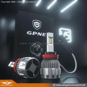 GPNE LED Headlight Bulb Socket H11, Model D76 (Black)