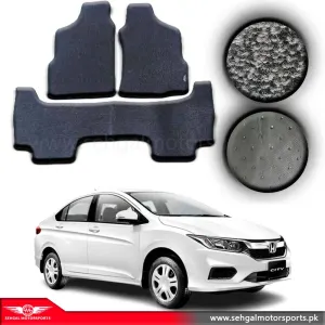 Honda City Grace Carpet Floor Mat Special Black/Gray Model 2022-2023