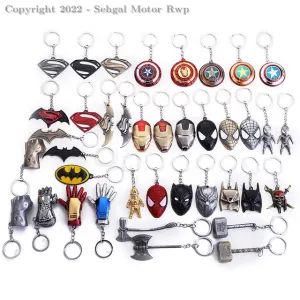 Super Hero Key Chain Mix Design