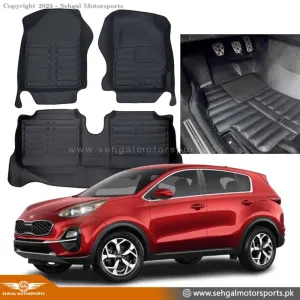 Kia Sportage 5D Floor Mat Black Model 2019-2022