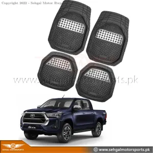 Toyota Hilux Vigo Rubber Floor Matt Black