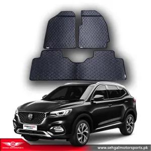 MG HS 7D Eco Floor Mat Black With Black Stitch Model 2020 -2021