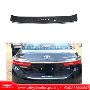 Toyota Corolla Trunk Bumper Protector Black - Model 2008-2014