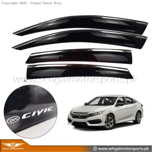 Honda Civic Air Press/Sunvisor Luxury Without Chrome Model 2017-2021