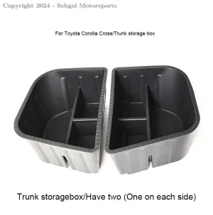 Toyota Cross Trunk Storage Box Black Model 2021-2022