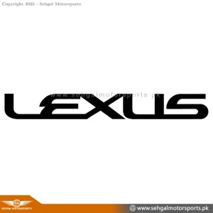 Lexus Monogram (Chrome)
