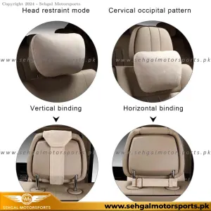 MotorSports Headrest ( Leather/Velvet ) China.